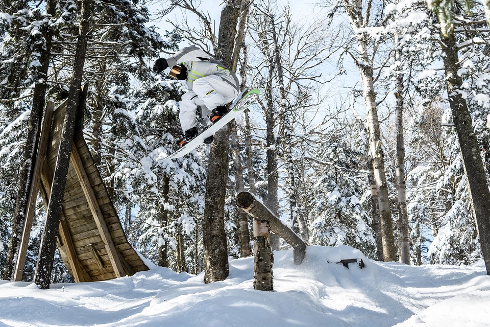 The Stash at Woodward Killington Freestyle Park in the Trees