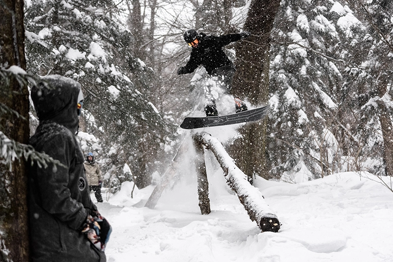 The Stash at Woodward Killington Freestyle Park in the Trees