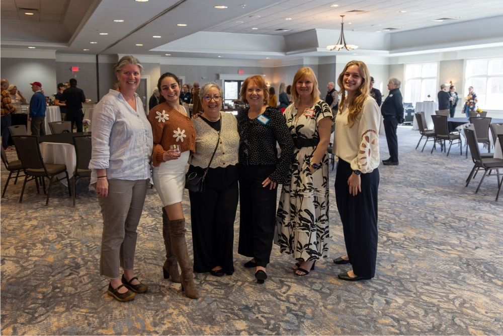Sharon alongside other members of the Conference & Wedding Sales department