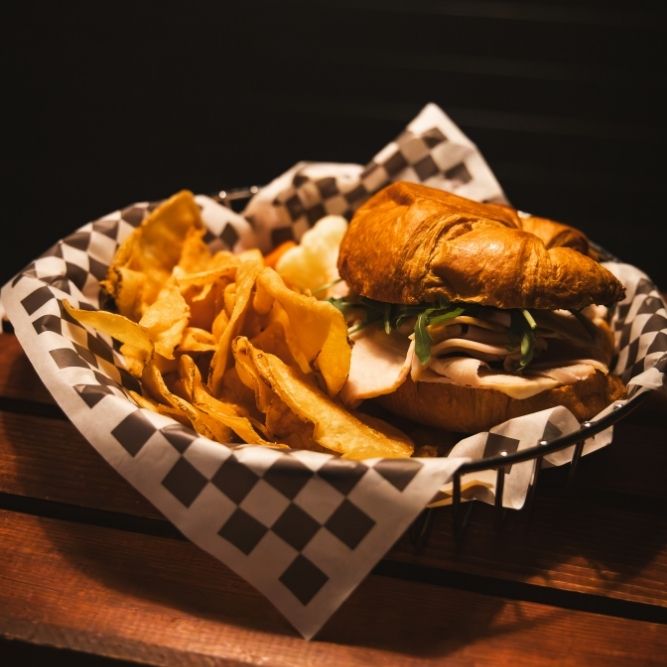 The Turkey Croissant from the Ledgewood Yurt